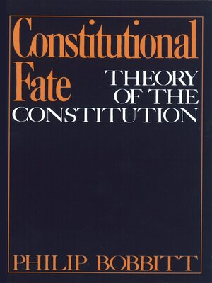 cover image of Constitutional Fate